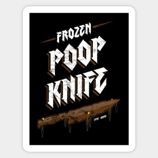 Frozen Poop Knife Sticker